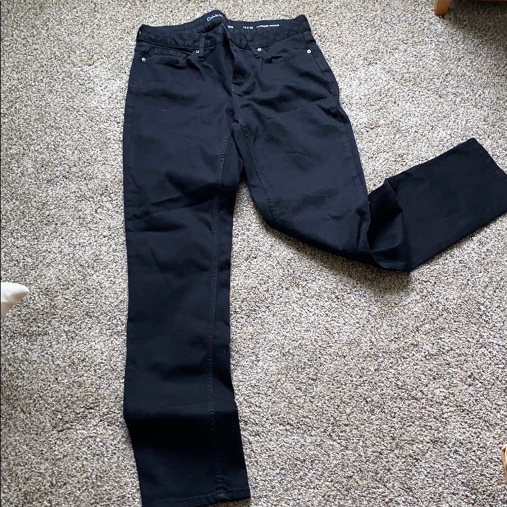 NWOT Calvin skinny black jeans